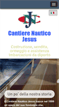 Mobile Screenshot of cantierenauticojesus.com